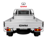 Back view of a GWM vehicle with a clear background