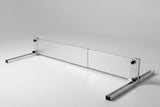 Aluminium tray divider and slider bases
displayed off the vehicle