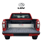 Red LDV truck with TubDivider