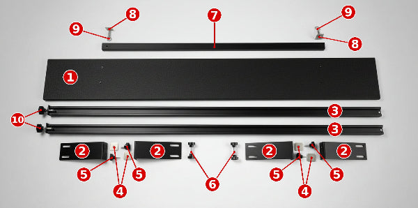 DivideUte Drop-in Tub divider for 2026 Hilux ute