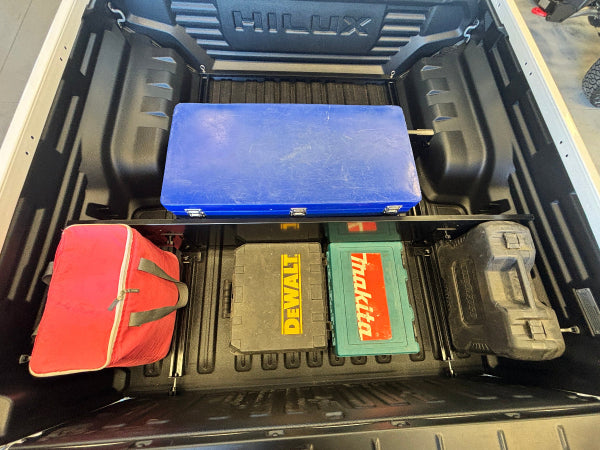 Drop-in Tub divider for 2026 Hilux ute with cargo