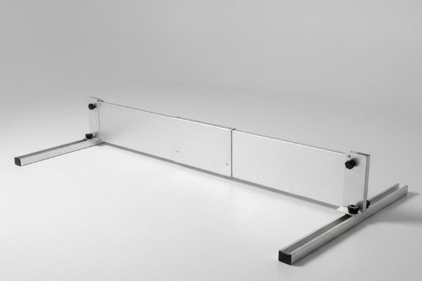 Aluminium tray divider and slider bases
displayed off the vehicle
