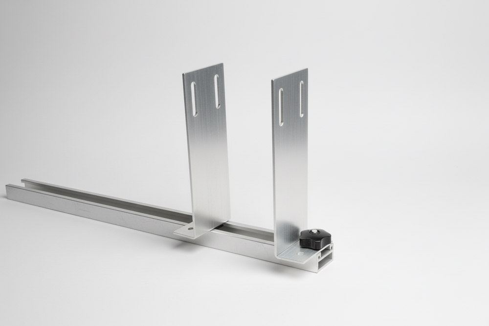 DivideUte slider rack brackets in position right hand view