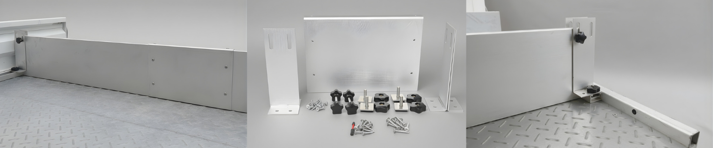 TrayDivider slider rack attachement fixtures and views